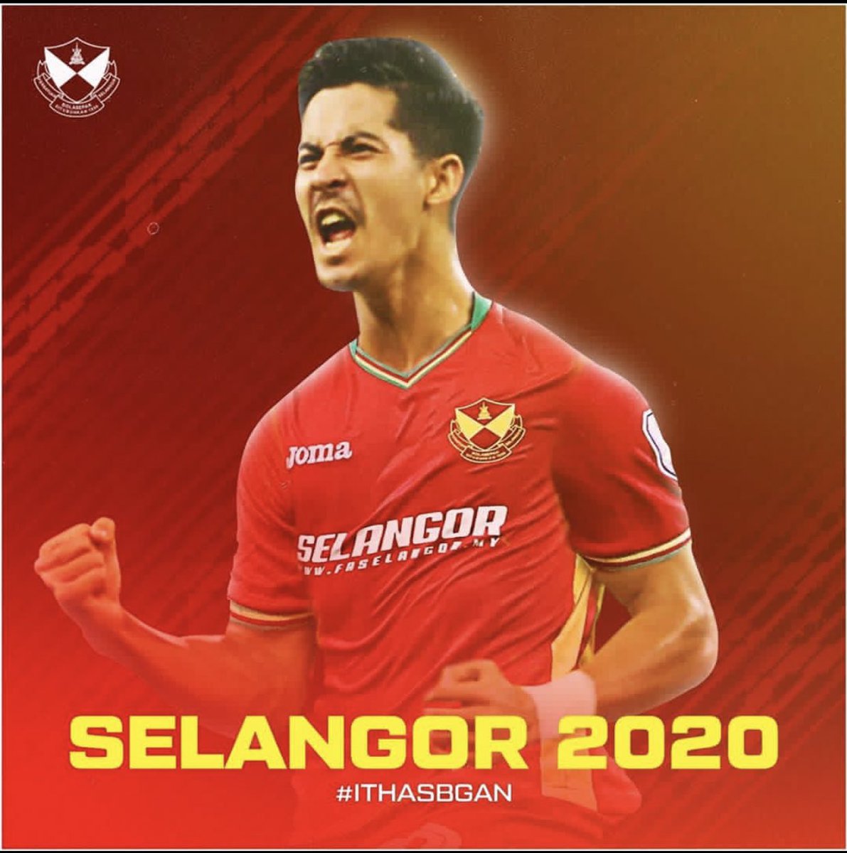 Welcome to ❤️💛 #Selangor #redgiant #ithasbgan