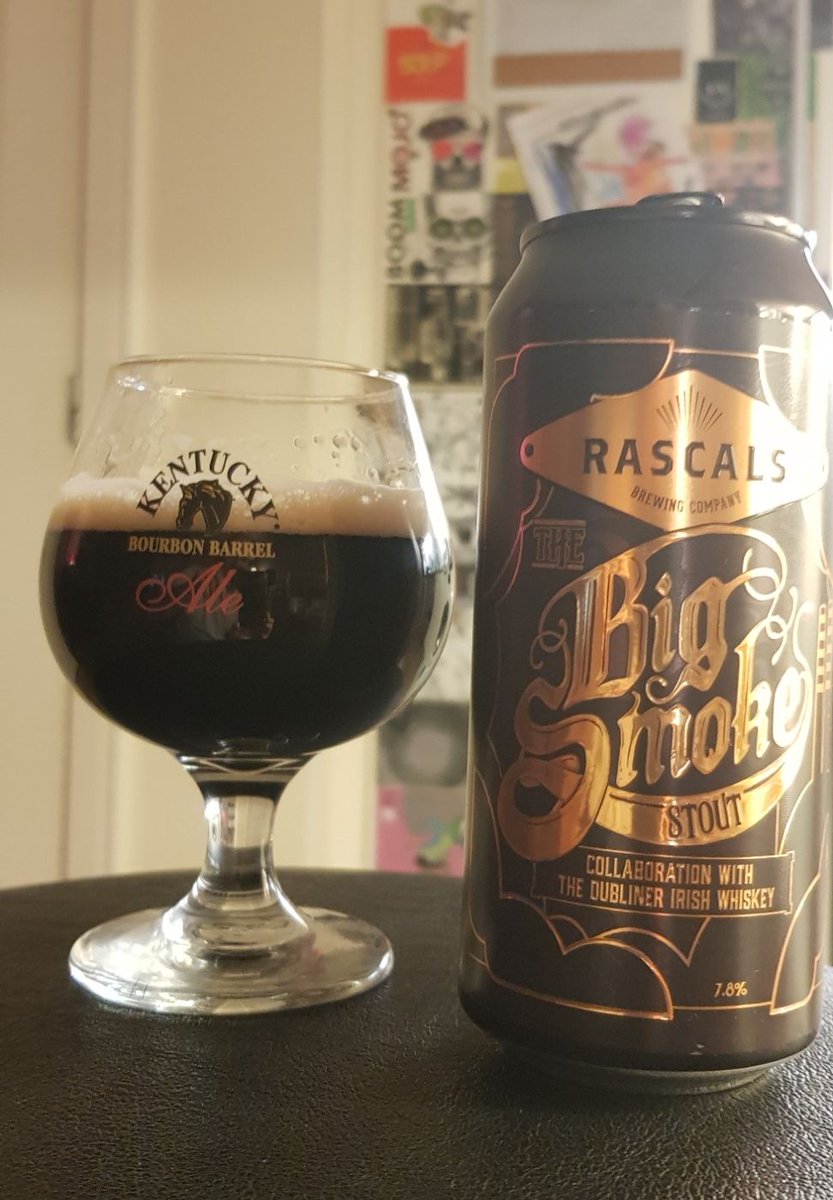 One of the beers of the year @RascalsBrewing #bigsmoke #barrelagedbeer #imperialstout