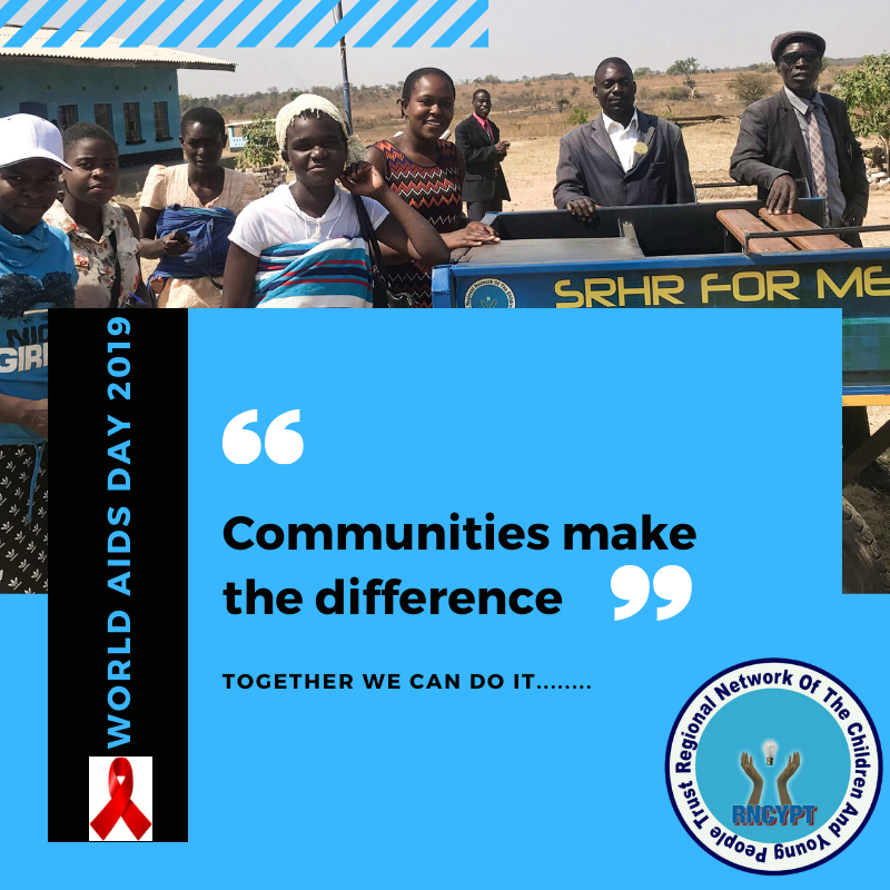 On #WorldAIDSDay we reflect and appreciate the role communities play in our work, their support is our strength. Together we can do it #ZeroHIV