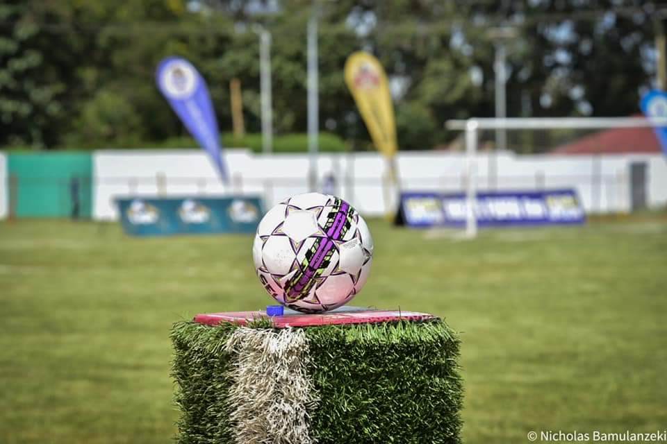 The name of the game is football. 

The name of the photographer is @bamulanzeki 

This is how Gulu folks have turned up at Pece Stadium for the quarterfinal encounter between Buganda and Acholi. 

#TheFUFADrum is simply surreal.