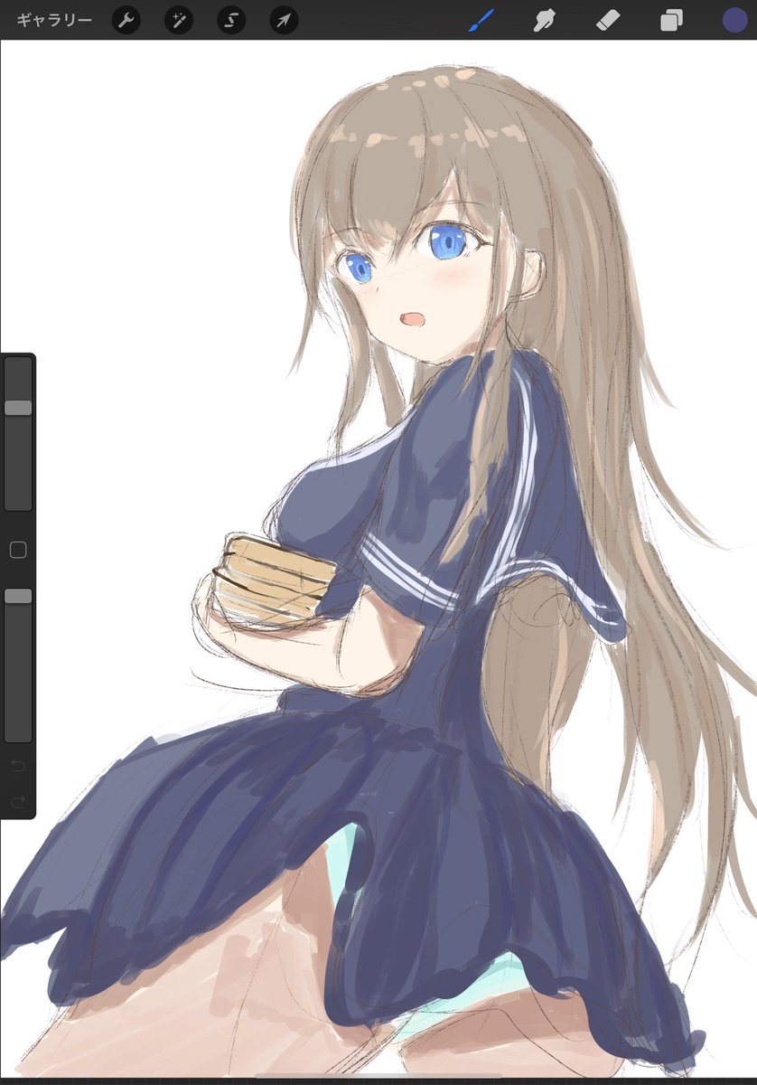 適当にばーって塗った方がよく見える… 