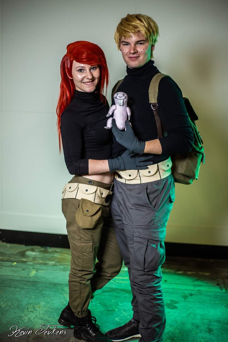 NLCosplayCouple's tweet photo. #KimPossible and #RonStoppable! 💪 Some time ago some people had suggested me to cosplay Kim and I loved that idea. I only needed to convince Brian 😝 We worked our asses off to get it done in time for DCC and the result is so cool! ❤️
📷: @kevin1204
~ Evelina
#DisneyPlus #DCC https://t.co/CZgFCZ21TT