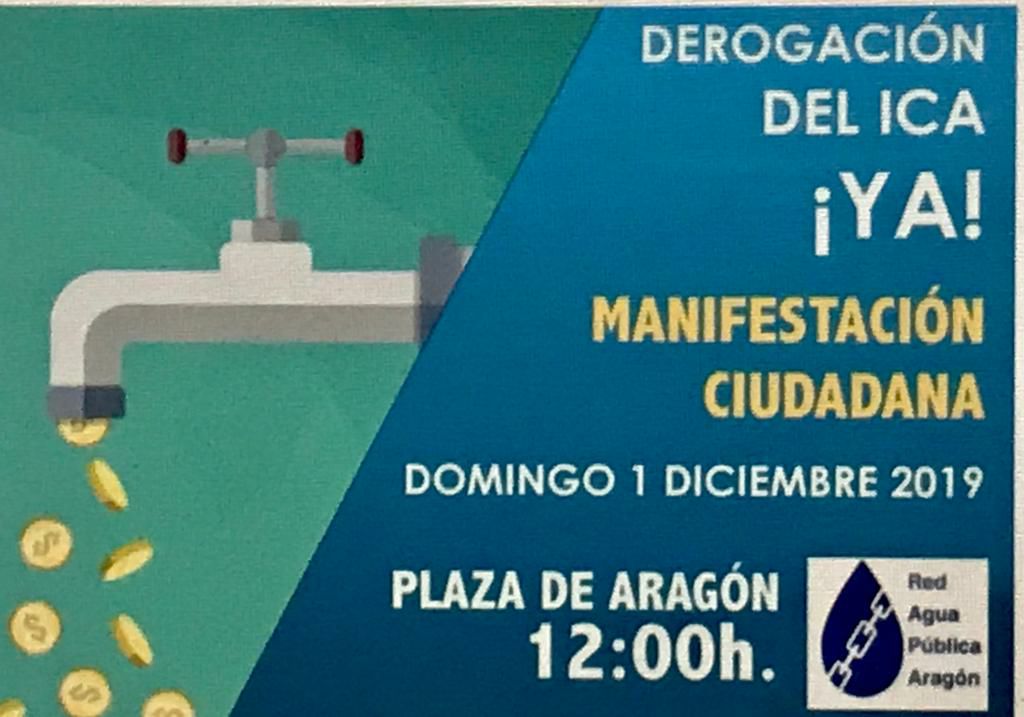 cubero_alberto's tweet photo. Manifestación en #Zaragoza por la derogación del ICA
#ICANo https://t.co/txDOmaijnI