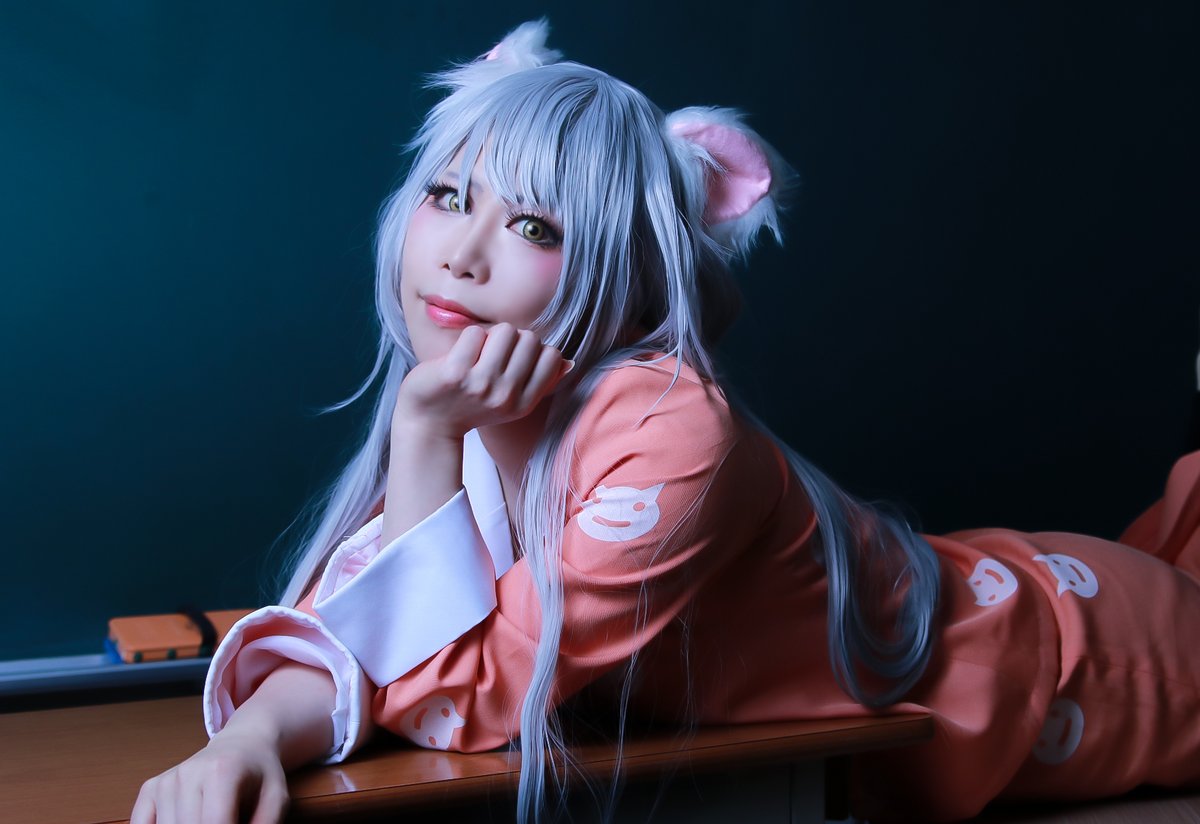 瀬名 Cosplay 化物語 ブラック羽川 にゃん 撮影 Nmr ポッキー祭りだ化物語併せ1111