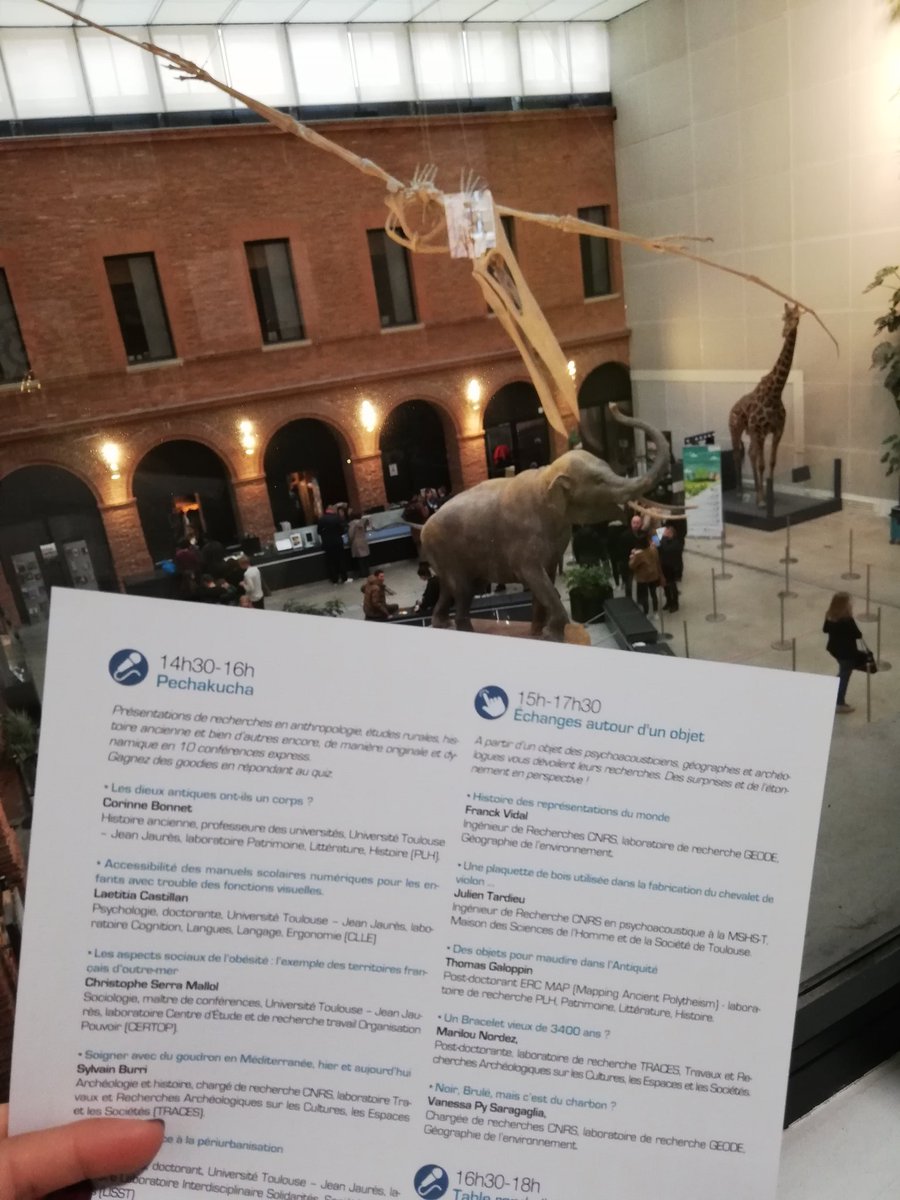 Retrouvez moi à 14h30 au <a href="/museumtoulouse/">Muséum de Toulouse</a> pour une session Pechakucha : Accessibilité des manuels scolaires numeriques pour les élèves avec troubles des fonctions visuelles. <a href="/AccessManuel/">AccessManuel</a>
#80anscnrs #museum #Pechakucha #education #deficiencevisuelle #numerique #accessibilite