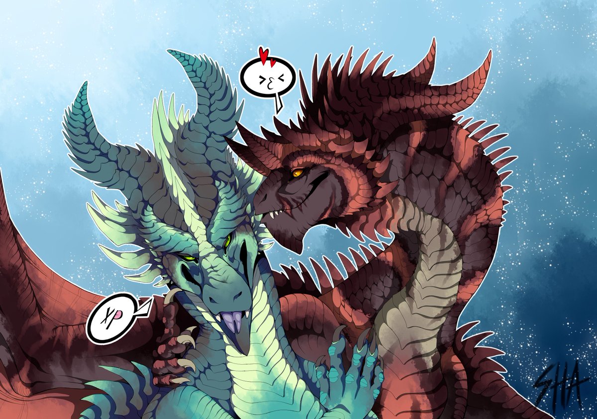 Old Art back from 2014! 
People are complementing me for drawing scales on more comic looking dragons and I'm grateful for that!
...But you haven't seen my final form yet 

#dragon #dragonart #digitalart #dragonlovers #scales