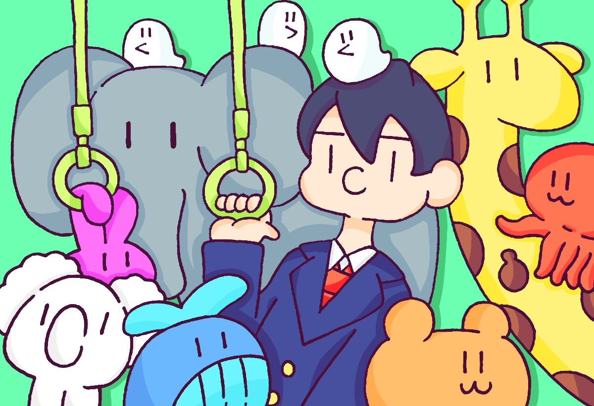 コアラさん On Twitter 動物バス イラスト