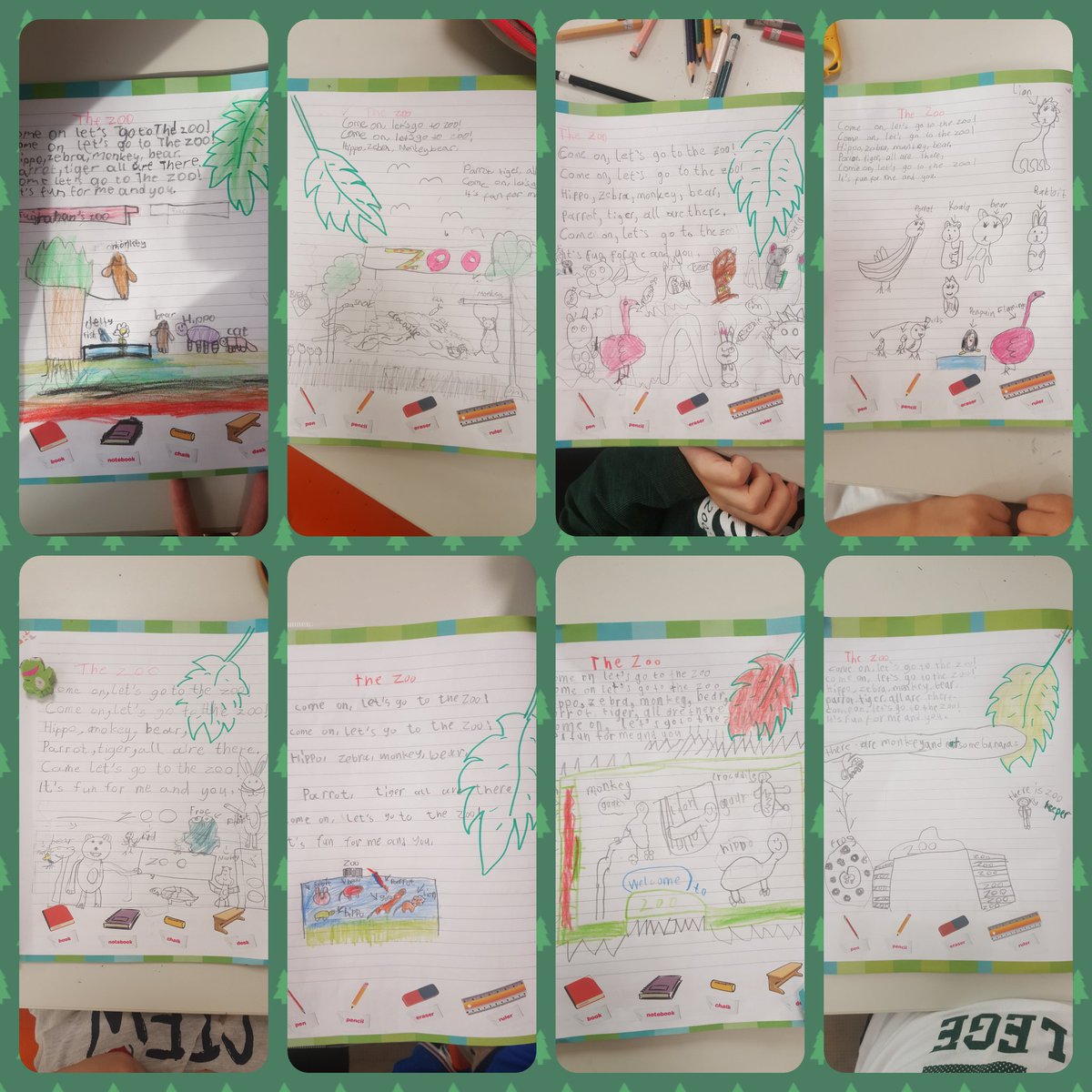 BusraSonat's tweet image. My kiddos l❤ve writing lessons. 

It is a kind of fun for us that we focus on the vocabulary and the structure while listening to the music and designing our notebook. 🎉🎊🎐

#writinglesson #write #P2 #secondgrades #learnenglish #teachenglish #englishisfun