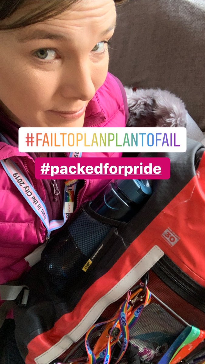 #FailToPlanPlanToFail
#PackedForPride
[This bag is well heavy💪]