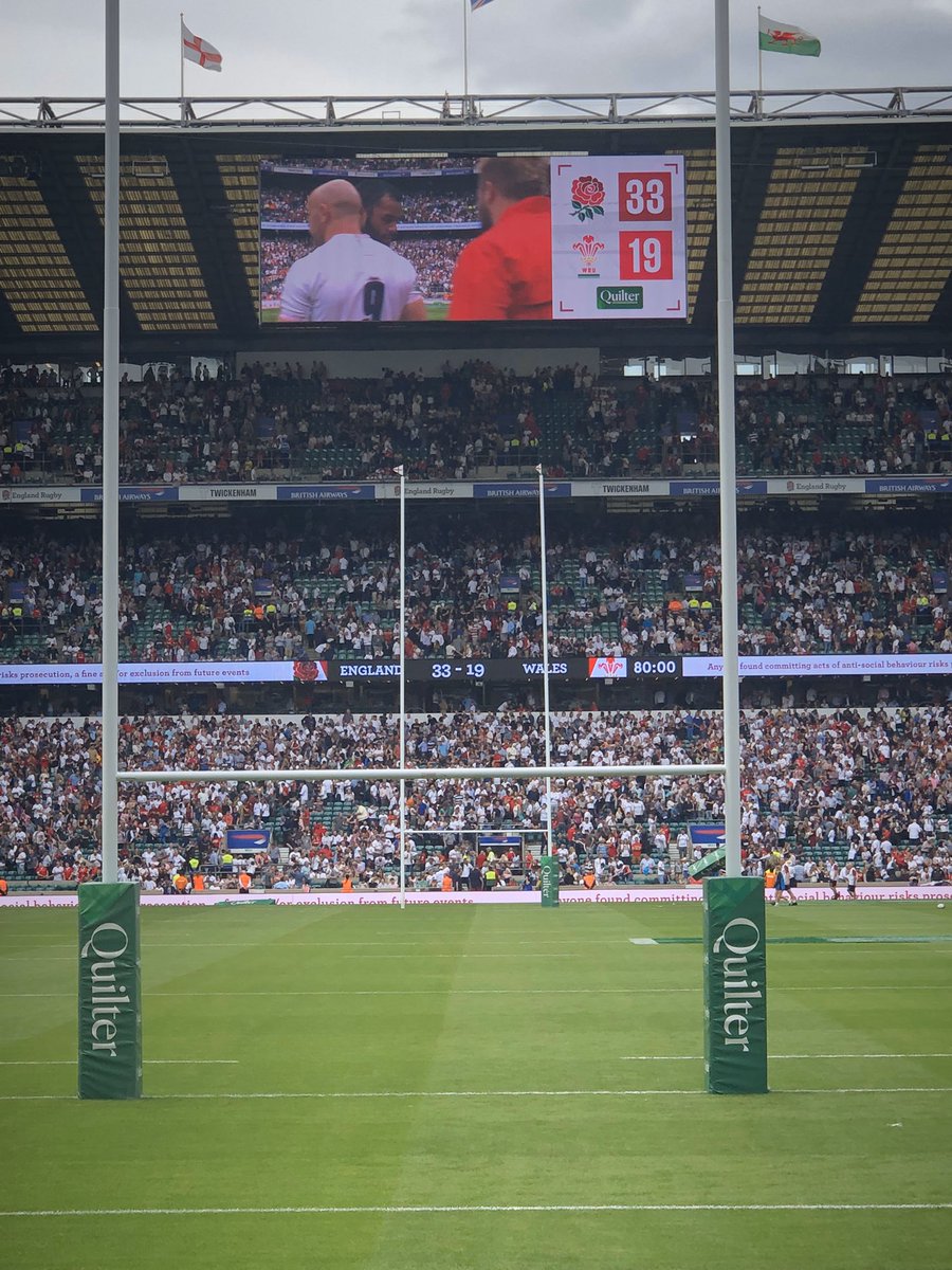 reevesy24's tweet photo. @O2sports @EnglandRugby Has to be taking my father in law and brother in law to #Twickenham for the first time to watch Wales. #crackingday #crackingresult #WearTheRose https://t.co/McqNqCTY8h