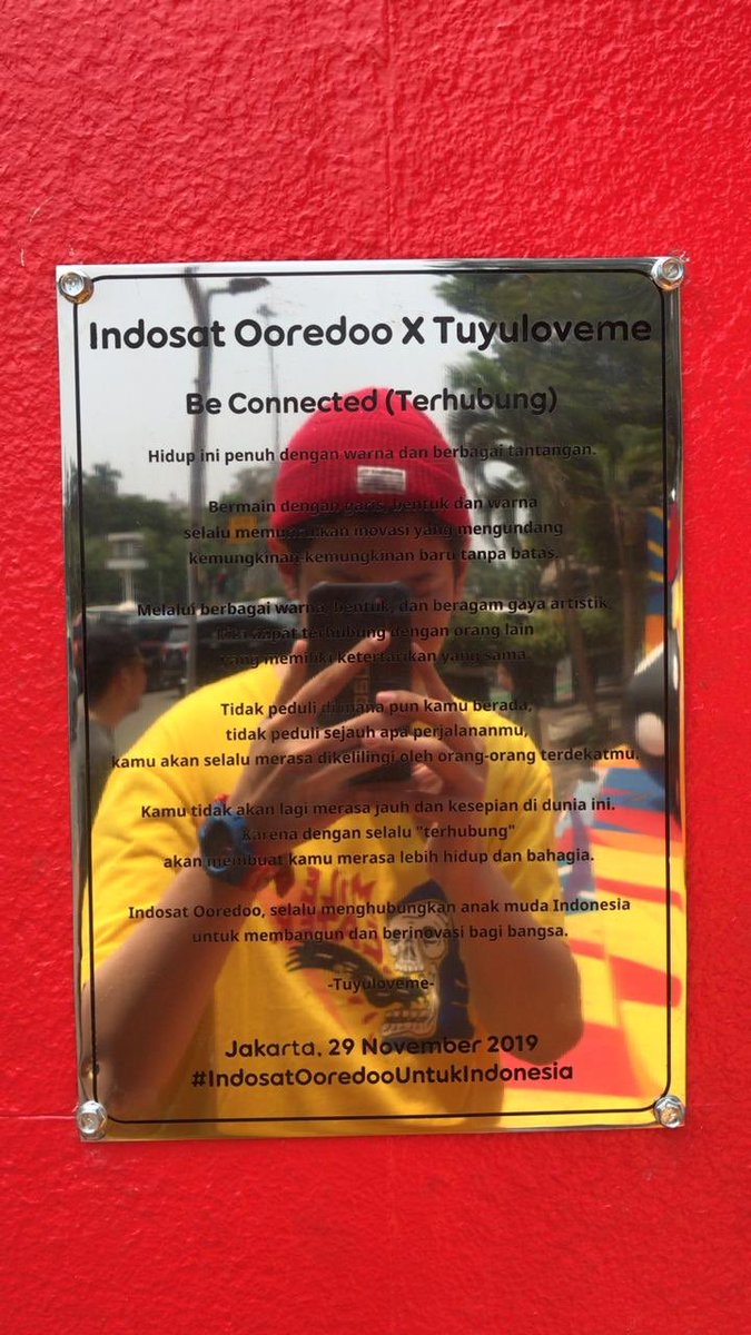 gamcul's tweet image. Filosofi muralnya gokil banget guys! Pas buat anak-anak muda kreatif yang gemar berkarya 

@IndosatOoredoo @IM3Ooredoo
#IndosatOoredooUntukIndonesia