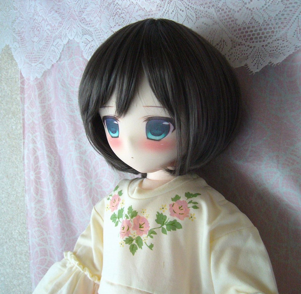 ぬい80は市販のえあ☆ますく、エンジェリックドール用マスクとウィッグ