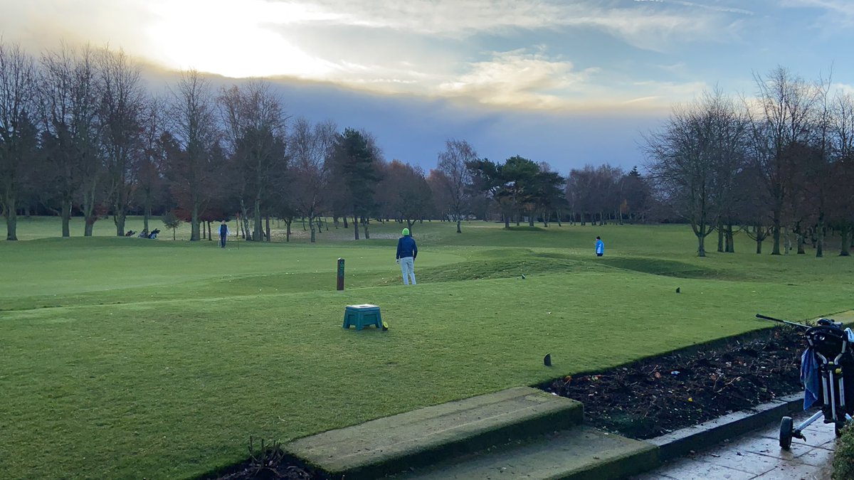 A fine and cold day to play golf @EatonGolf The course is really holding up well and a joy to play #topgreenstaff @EatonGolf #wintergolf