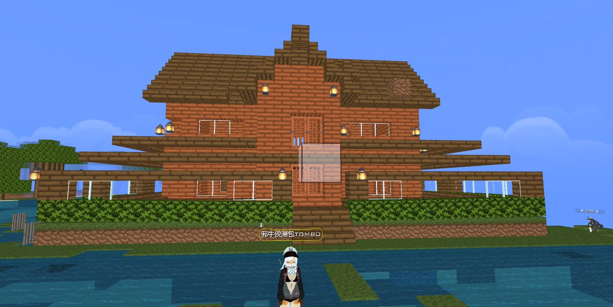 Tombosama Auf Twitter Building Minecraft Home In Vrchat Have Fun But So Tired This Map Is Amazing Well Maybe I Will Plan Someday Streaming Use Vr With Fullbody To Build More Something In This