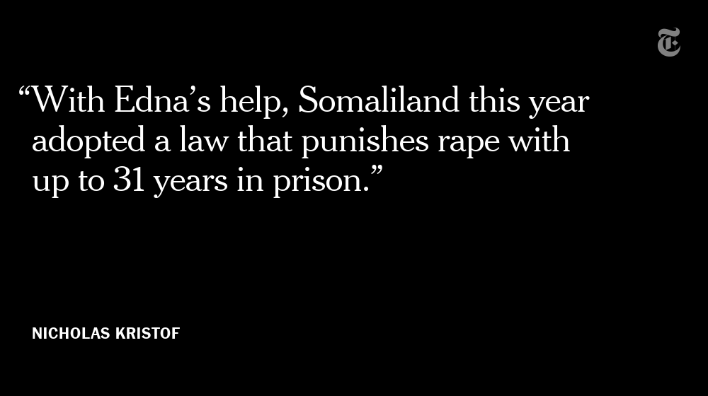 .<a href="/NickKristof/">Nicholas Kristof</a> has seen <a href="/EdnaAdan/">Edna Adan</a>’s work on two visits to Somaliland and been awed by what she does. “Readers, consider a gift to the Edna Adan University Hospital — and help save a woman’s life.” nyti.ms/2Y2yFRh
