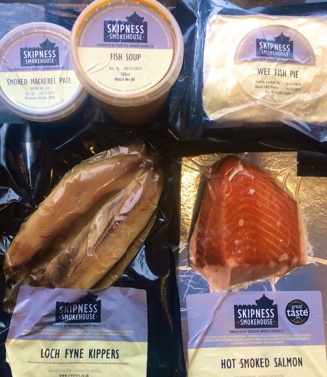 Creelers from Skipness Smokehouse in Scotland back in. Only stockist in Yorkshire!!