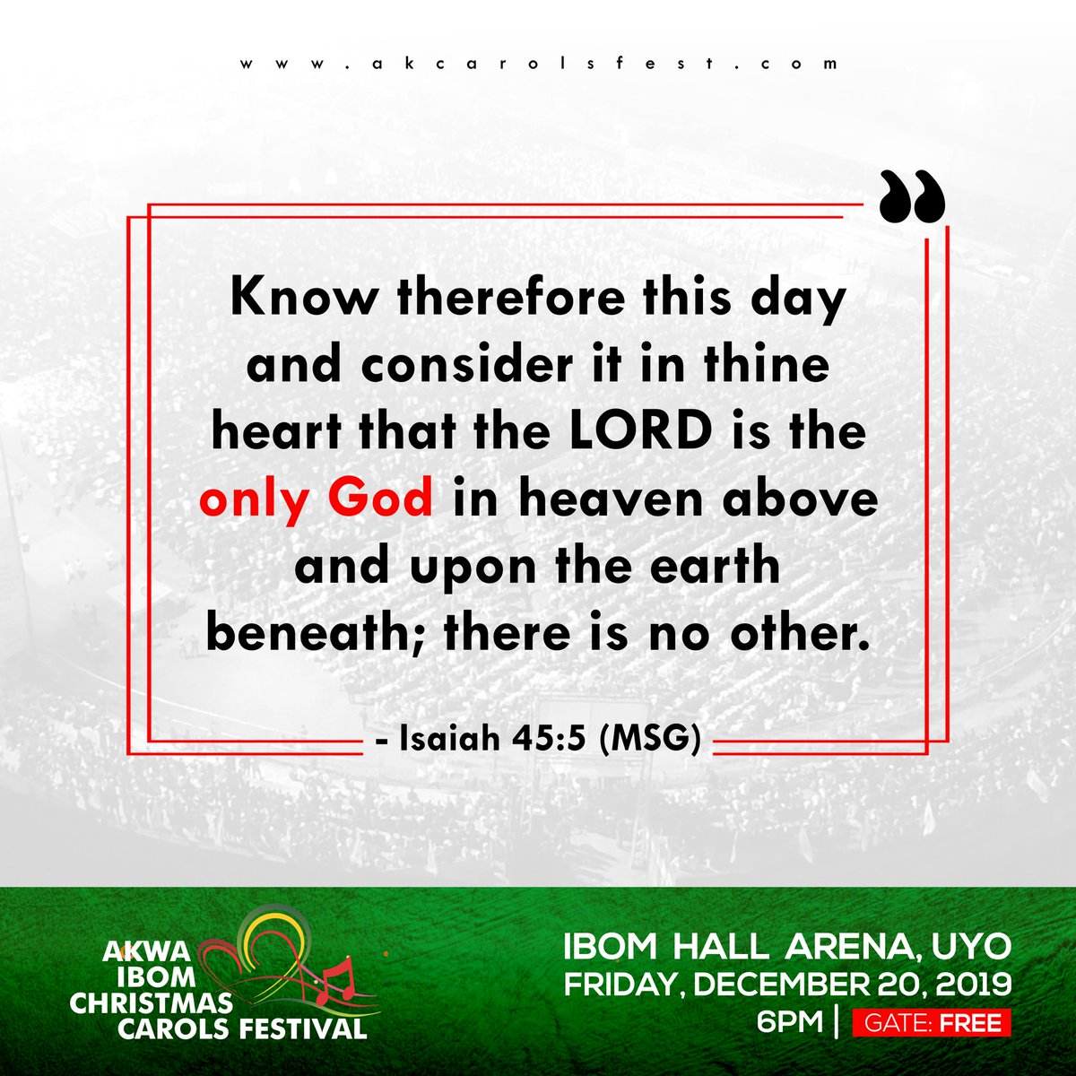 IbomRant's tweet photo. #AkCarolsFest2019 https://t.co/zMM4F9r0fi
