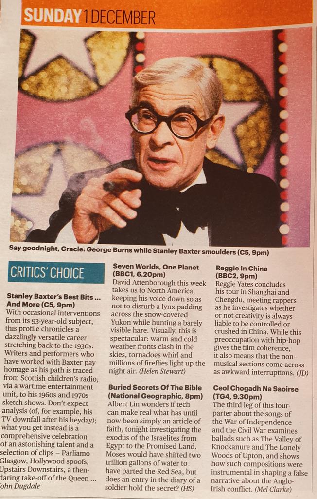 chogadh's tweet photo. Hup!!! Don tríú seachtain as a chéile tá an clár roghnaithe ag na léirmheastóirí teilifíse sa @SunTimesIreland Míle buíochas @ImagineMediaBF @NIScreen @TG4TV @nablathacraige #ilbf #CCnaS https://t.co/IFHj9fdUJG