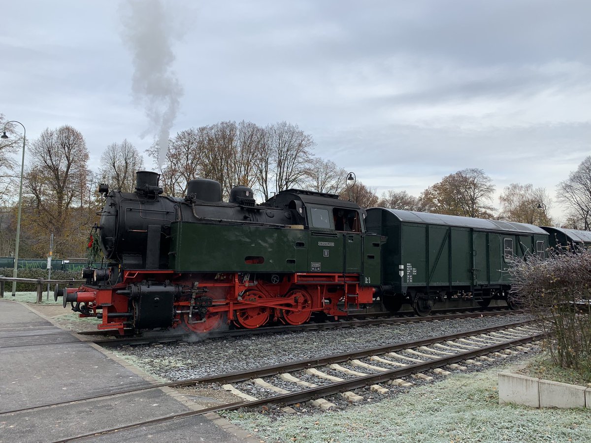 Alle Jahre wieder: Unterwegs im Nikolausexpress mit den Kindern.