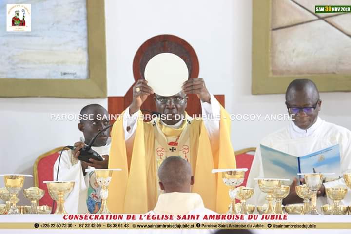 SacerdoceRoi's tweet photo. 🙌🏿 [Action de Grâce] 
◾Consécration de la paroisse Saint Ambroise Jubilé 
🌐 Cocody - Angré https://t.co/pysIkJTRIo