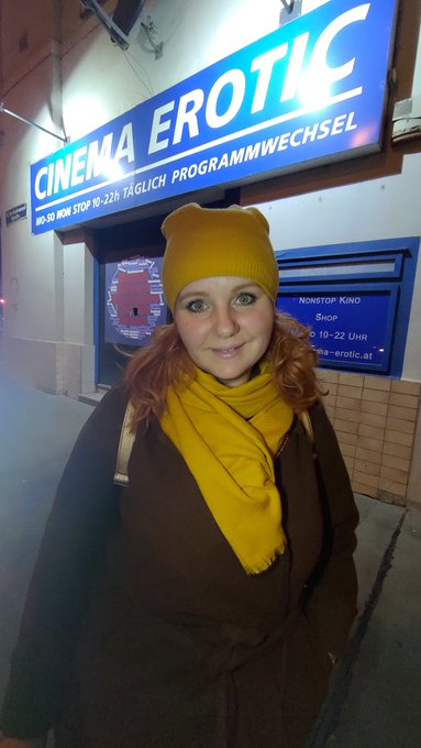 My very first time in the cinema finally happened yesterday! Go watch the vids from inside on my https://t