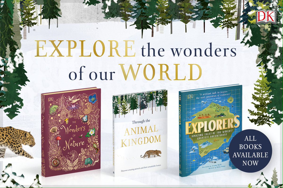 dscvranimals's tweet photo. *WIN* This fabulous @dkbooks prize -  just in time for Christmas! For your chance to win all 3 beautiful children’s #books exploring the wonders of the natural world simply follow us @dscvranimals + RT to enter. Good luck! Ends 11 Dec (UK only) 📚🎁🎄#competition #dscvranimals https://t.co/g26ZXvSgvW