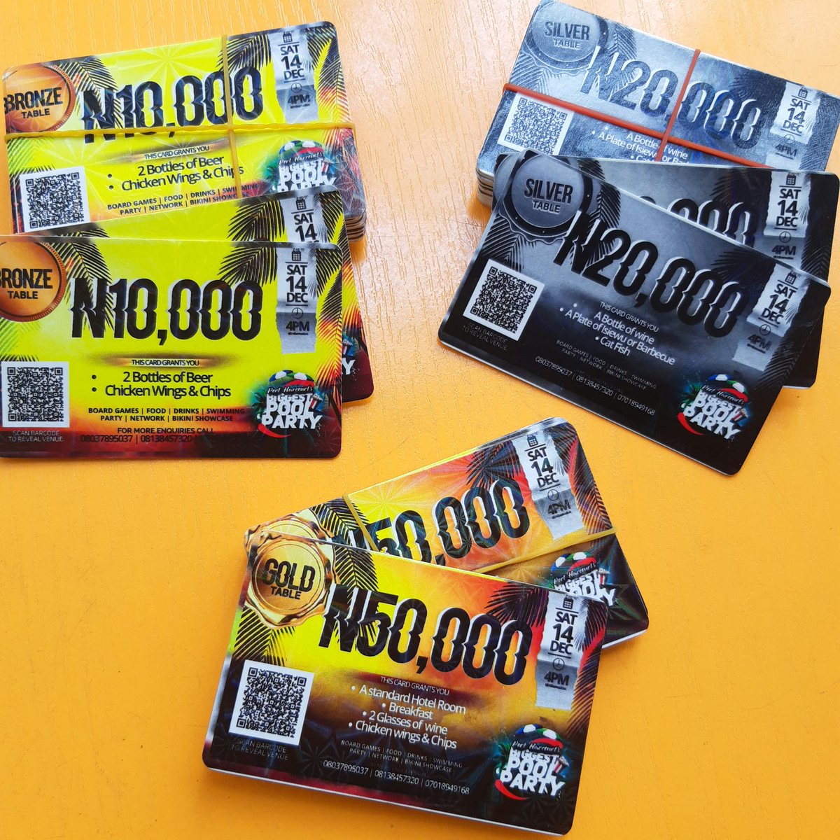 PHB_PoolParty's tweet photo. Tickets for the forthcoming #PHBPoolParty are available but limited. Have you purchased yours? If no, then do so ASAP and let's #PartyLikeA_VIP

GOLD - N50,000 | SILVER - N20,000 | BRONZE - N10,000

Call: 08037895037 OR 08138457320 https://t.co/GbzHLFpUEF