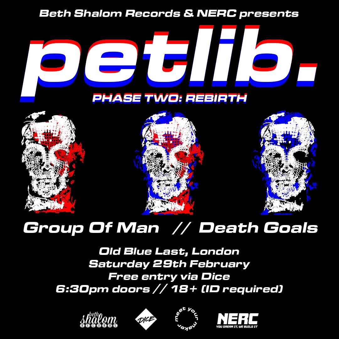 petlib_maker's tweet image. YO WE DO BE KINNA HEADLINING OLD BLUE LAST NEXT FEBRUARY WITH THE AMAZING GROUP OF MAN AND DEATH GOALS SUPPORTING! TICKET LINK IN OUR BIO OOOOH VIBE CHECK!