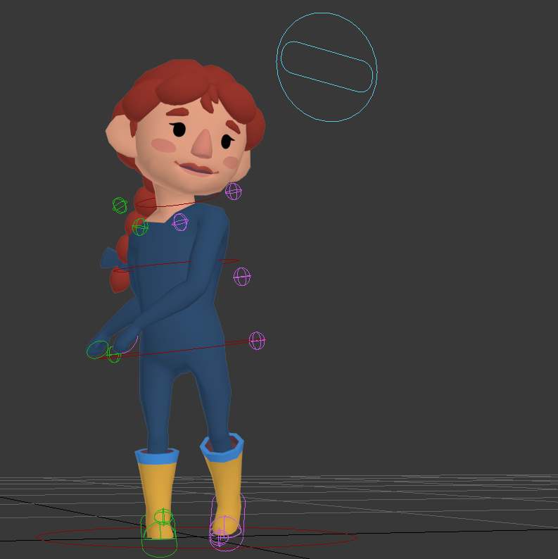 meglofriend's tweet photo. Starting some test Animations for Marjane today!
I want to make her sweater physics driven so so I'm making a twirl first to make sure it works!

 #screenshotsaturday #indiedev #gamedev #gameart #characterdesign #gaming https://t.co/9JXhxGTvX4