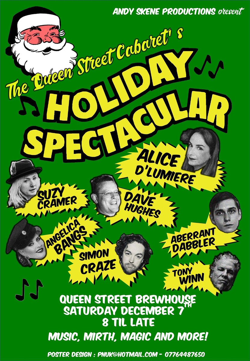 Looking forward to seasonal silliness with this bunch next Sat night! And I'll be at Emmaus New Life Cafe with all the strings 1.30-3.30🎵