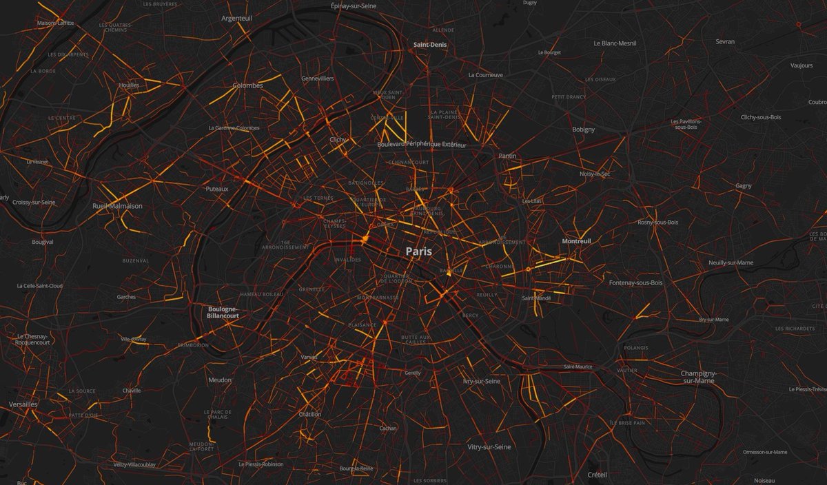 OlivierRazemon's tweet photo. [Blog] Une carte collaborative, d'une très grande précision, des rues à aménager pour faciliter l'usage du vélo. https://t.co/kJe1FDkVI2 https://t.co/QPezPWEDrL