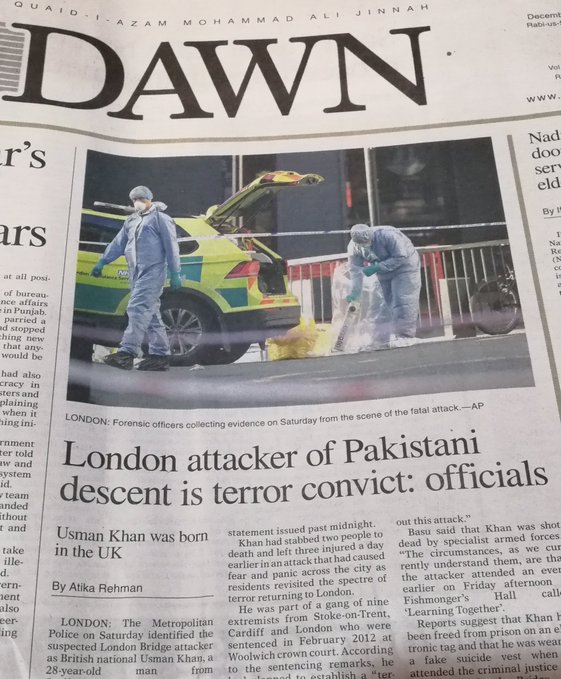 AnwarLodhi's tweet photo. جہاں اپنے ملک کی ریپوٹیشن کا معاملہ ہو دنیا بھر کا میڈیا وہاں سوچ سمجھ کر رپورٹنگ کرتا ہے.. لیکن پاکستانی میڈیا کے ہوتے ہوئے ہمیں دشمنوں کی ضرورت نہیں ہے

برطانوی پولیس عثمان خان کے پاکستان سے لنک سے انکاری ہے. عدالت میں بیان دے چکی ہے.. لیکن ڈان اخبار کیا ثابت کرنا چاہتا ہے؟👇 https://t.co/VR7zvU2gJx