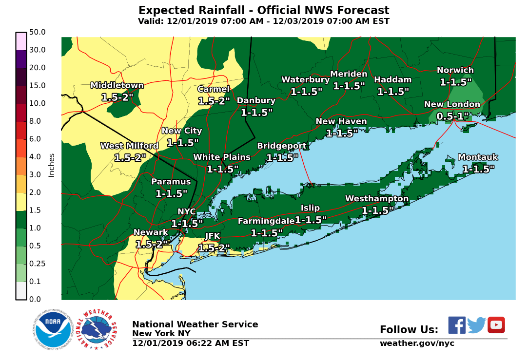 NWSNewYorkNY's tweet photo. Here are our latest snow, ice and rain forecasts: https://t.co/dhT6l0dira