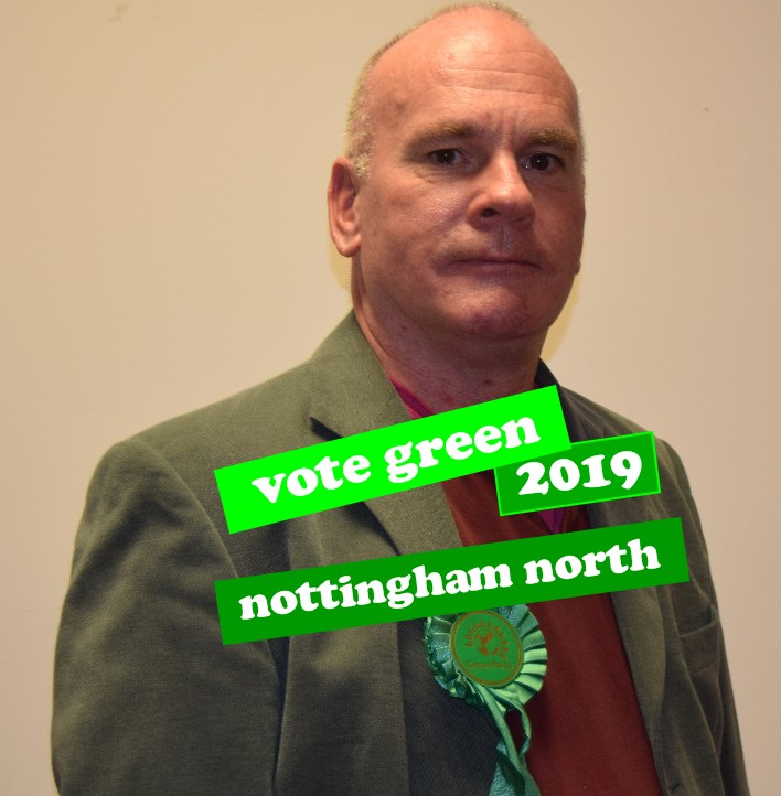 Guy Jones Green Party candidate for Nottingham North, has pledge to End Indefinite Immigration Detention. “The principle of treating people humanely whatever the circumstances should be enshrined in our constitution ... when we eventually decided that we should have one.”