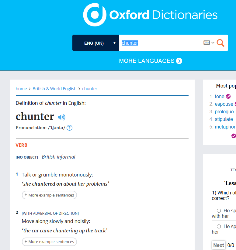 PeterMGilliver's tweet image. Hmm...Looks like the nuances of #chuntering warrant further investigation. I know exactly what #CharlatanBoris does, and I don't think the definitions in either @OED or Oxford Dictionaries quite capture it. #ongoingresearch