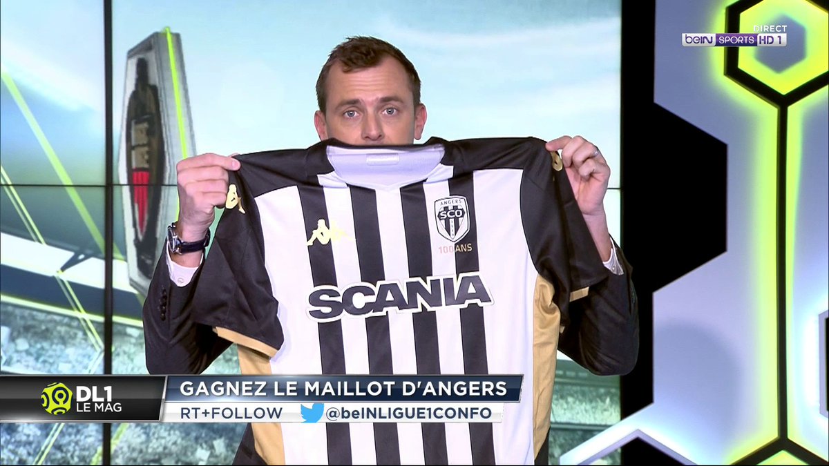 beINLigue1Confo's tweet photo. 🎁 RT ce message et tentez de gagner le maillot de @AngersSCO
⚽ Follow @beINLigue1Confo pour jouer #DL1 https://t.co/rl3iCK0yY1