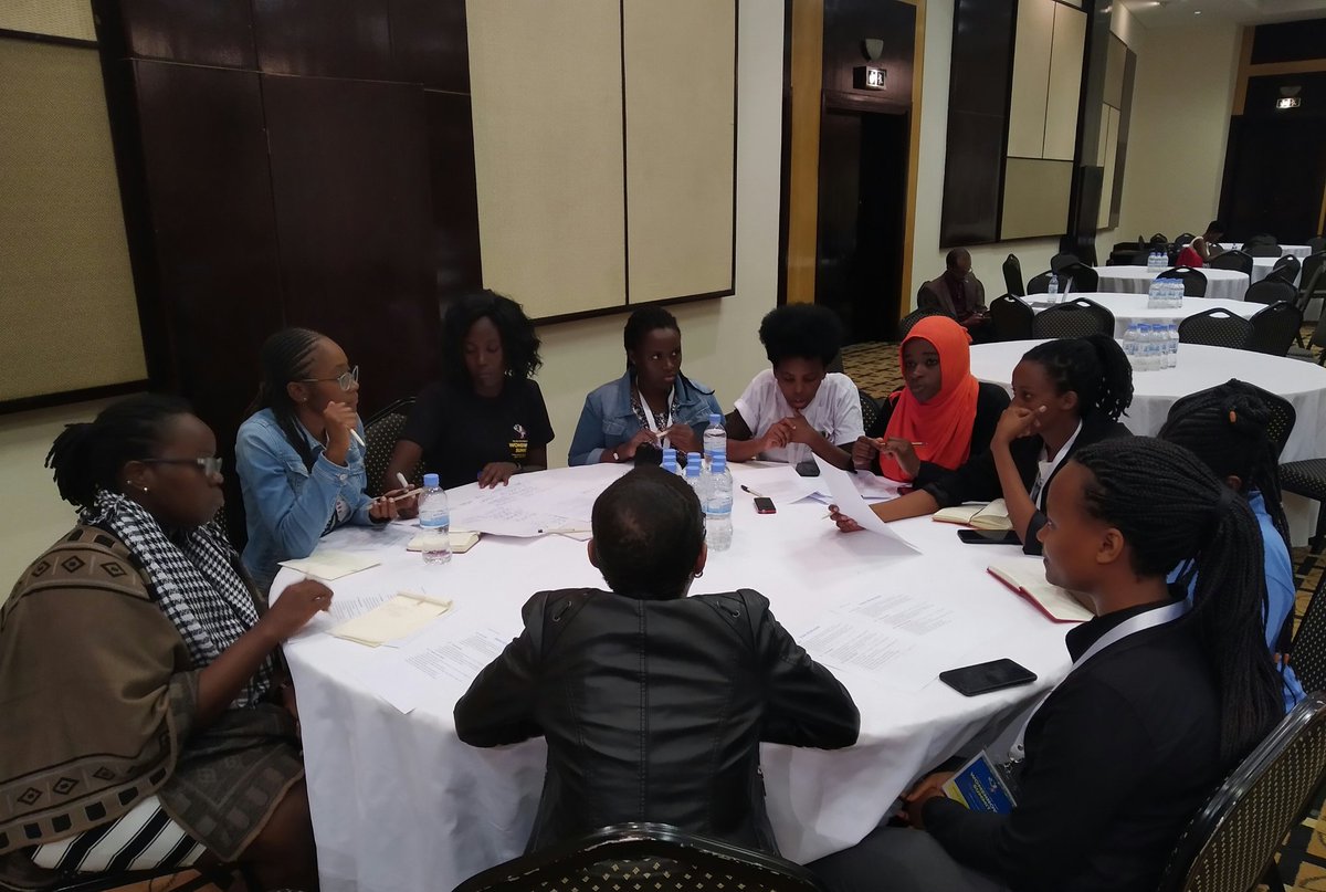 WomenNow2019's tweet photo. Young women's deep discussion on SRHR and justice challenges.
What is the impact of HIV/AIDS on the lives of positive youth?
Do we need parental consents for under 18 teens to access SRHR services and information?
How is keeping silent on violence killing us? https://t.co/7CnvzoiU6A