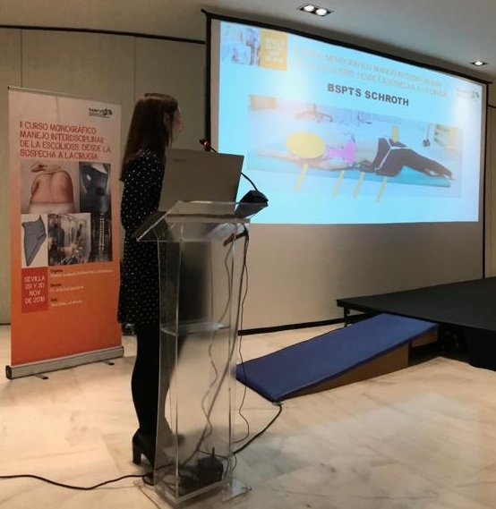 Pilar_Mtnez_F's tweet image. Encantada de participar en el II Curso Monográfico de Escoliosis de @SAMFYRE con mi ponencia sobre el tratamiento conservador con el método BSPTS Schroth
#bspts #schrothmethod.
#escoliosis #escoliosisidiopatica @sefip_org @jorgerogar #psse #scoliosisexercise #scoliosiseducation