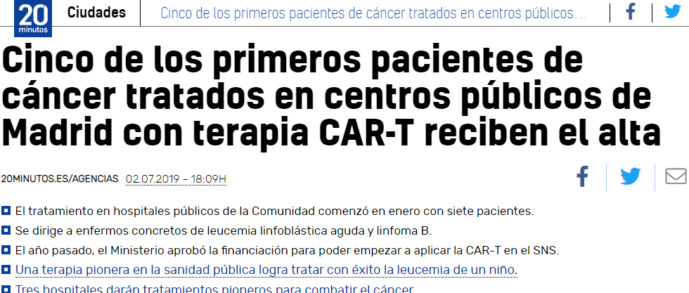 IVPAY's tweet photo. Últimamente han aparecido varias noticias acerca de la terapia CAR-T en España y de cómo está revolucionando el mundo de la lucha contra el cáncer, pero ¿en qué consiste esta terapia?
Abro #hilo gráfico https://t.co/hMwqFg9h4u