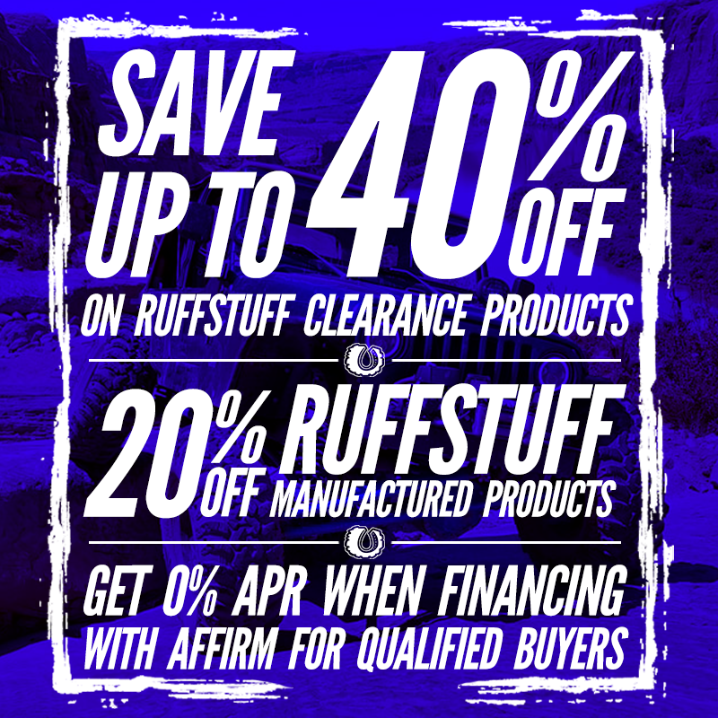 It's time for our Biggest Sale of the Year! Save $$$ AND Get 0% APR when Financing with Affirm! Savings up to 40%! use code BF2019 at checkout!
