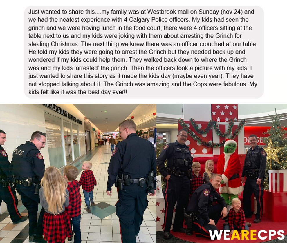 CalgaryPolice's tweet photo. Earlier this week we received this message from a southwest #Calgary family. Too cute not to share! #yyc https://t.co/8Fo89L4Mqa