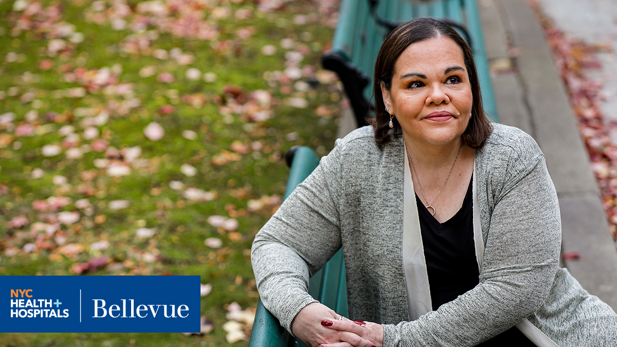 BellevueHosp's tweet photo. Annette Perez was able to find strength after learning her #HIV status. #Thanks to @BellevueHosp Dr. Kottkamp, Infectious Disease Specialist, &amp; Sonia Rivera, Public Health Advisor, she's living #healthier. Info: https://t.co/VfidEzgLBz

Wear #red #today to support #WorldAIDSDay! https://t.co/xE7dMAy4iU