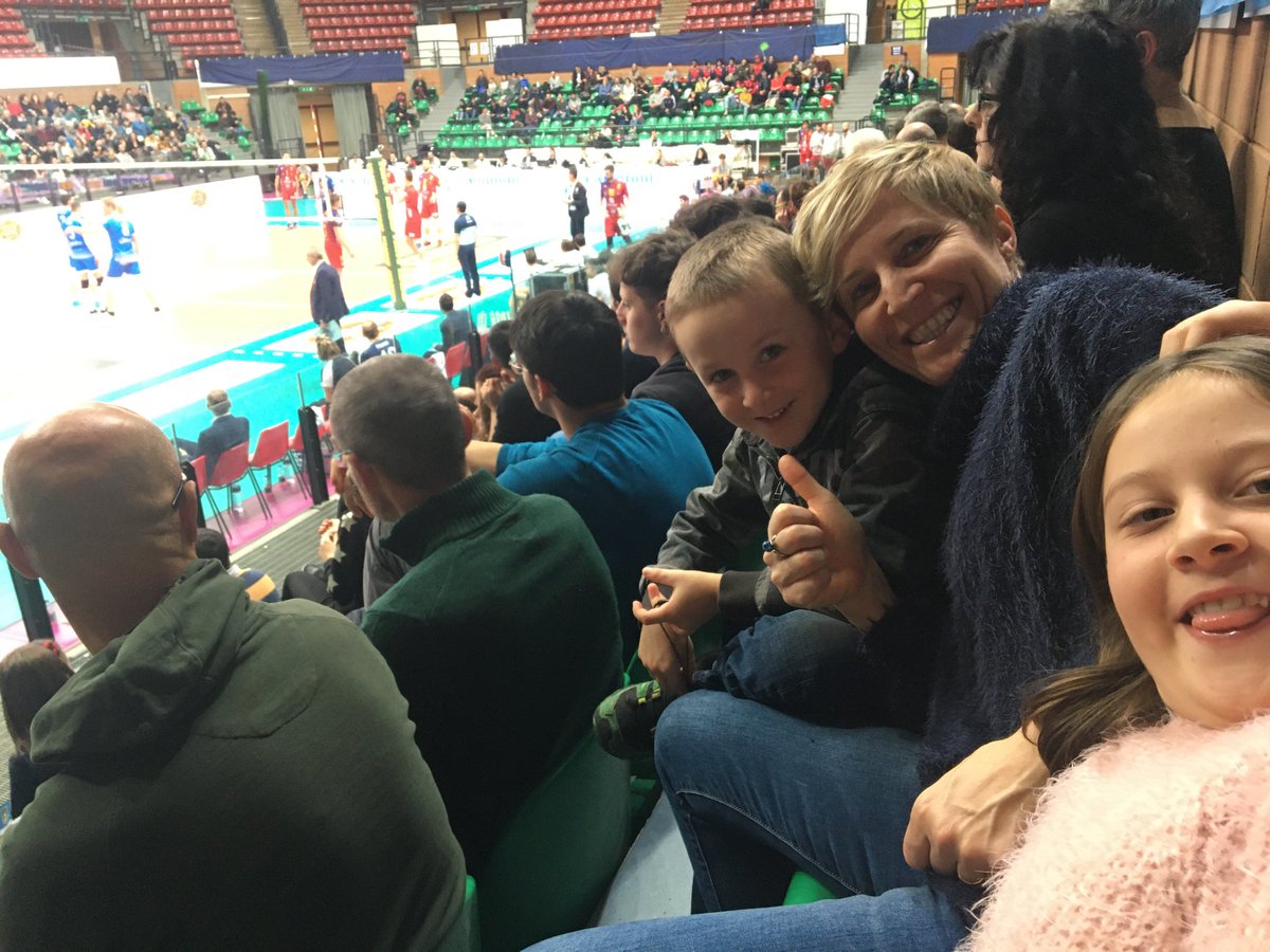 Domenica in famiglia a tifare Cuneo Volley #legavolley #seieA
