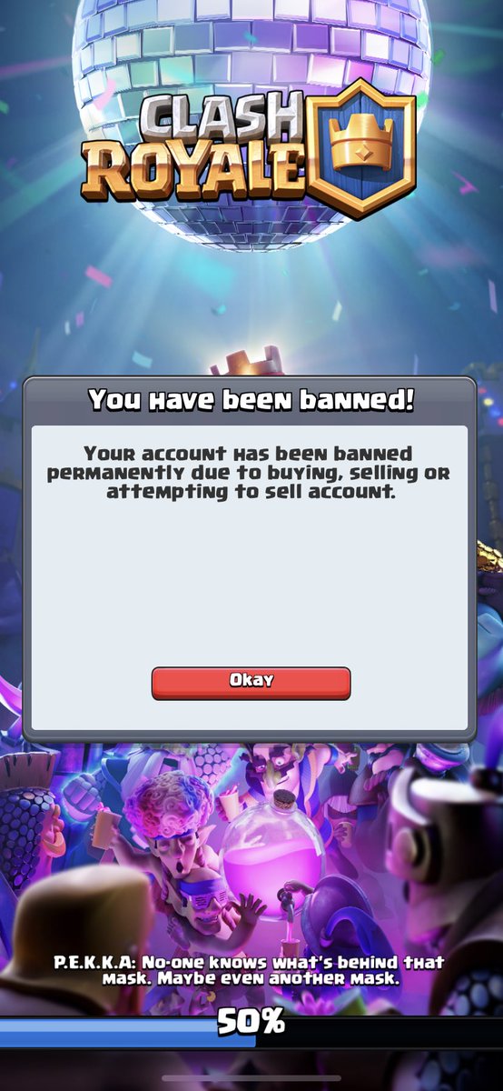 Vaya... Por solo cambiar el Correo de Supercell ID asumieron que vendería la cuenta. 3 Años jugando este juego para llegar esto , nunca fui baneado hasta ahora. Y soporte al cliente no me da ninguna solución. Ya no se que hacer 😭😢