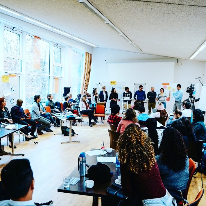 After one year of hard work, laughs, learnings and lot of discussion we were once again back to Bonn, at @DIE_GDI to present the results of the We-Identity Project #mggnetwork #weidentity #weshare #wevalue #webeleive #weact4sdgs