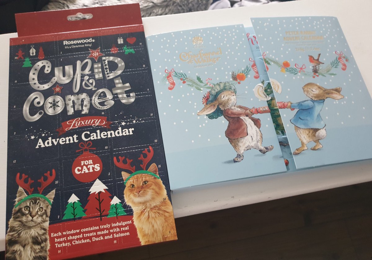charls880's tweet photo. Best part of December 1st... and yes the cat needs one 😂 #AdventCalendar #Extrachocolate https://t.co/Bdx3dmyqS8