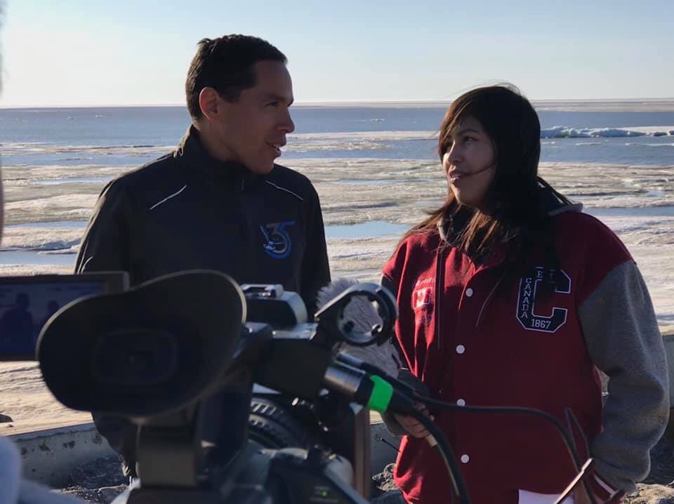 We are proud to show our film “Happening to Us” on how climate change is affecting our land, way of life, and culture in Tuktoyaktuk, located in the Canadian Arctic, from a youth’s perspective. #COP25Madrid #inuitcircumpolarcouncil @InuitYouth @ITK_CanadaInuit #ClimateChange