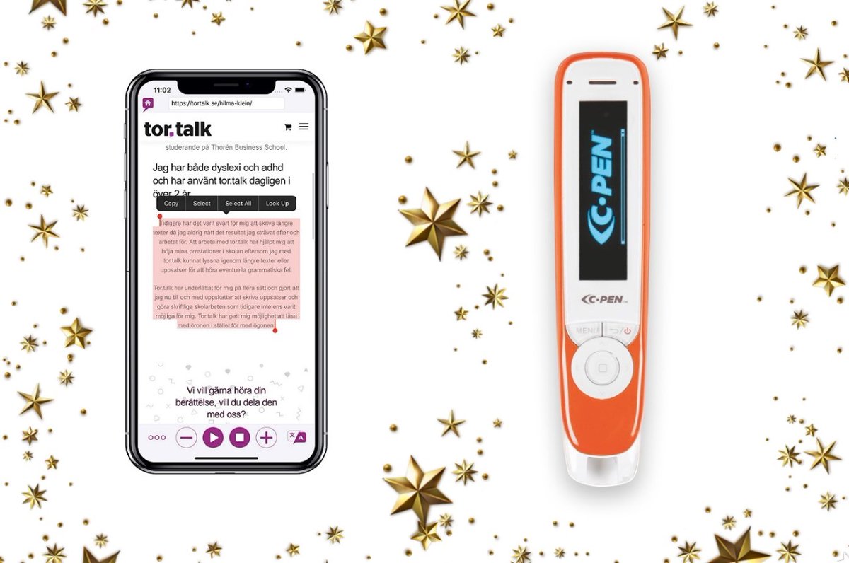 Vinn läspenna eller läsapp för iOS!

Bli medlem eller förnya ditt medlemskap senast 31 december 2019. Vinn läspenna eller läsapp för iOS!

#utlottning #dyslexi #läspenna #läsapp <a href="/Oribi_ab/">Oribi</a> <a href="/TorTalk1/">Tor.talk - we make text talk</a> #läsning #läsförståelse

dyslexi.org/forbundet/vinn…