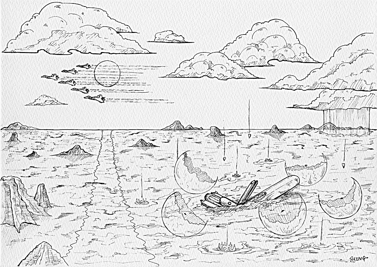 Shinji いつもの線画 Spm3楽しすぎて他すっ飛ばして描いてしまった Dlc最後を飾る素晴らしいミッションでした トリガーについていけば生き残れる 彼は皆を導く
