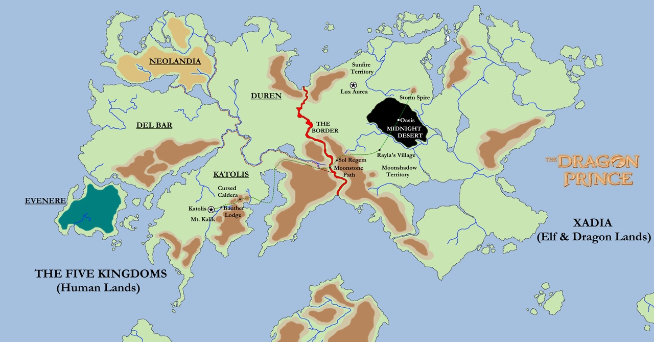 A Map of Dragon Age  Atlas of Ice and Fire